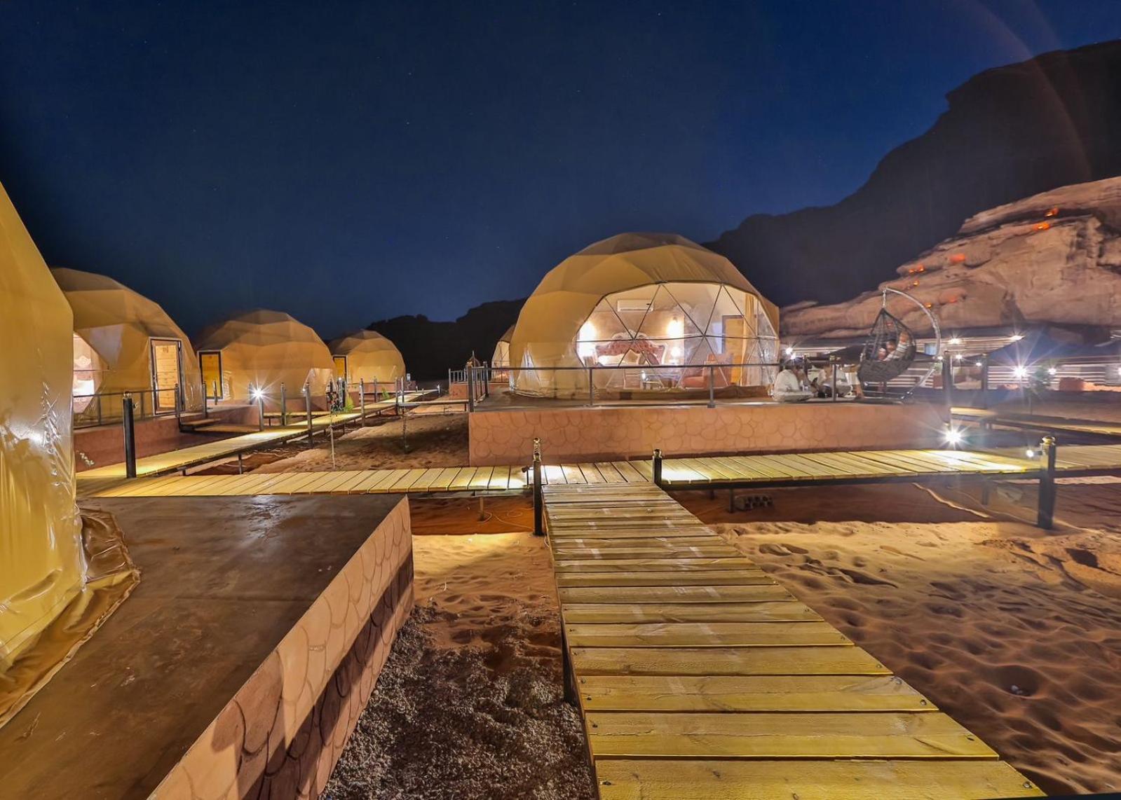 Hotel Faisal Wadi Rum Camp Exterior foto